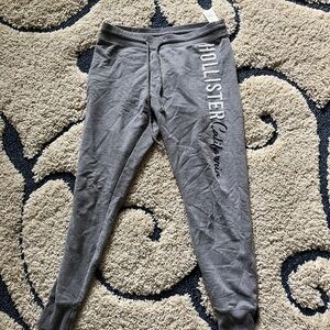 hollister grey sweatpants